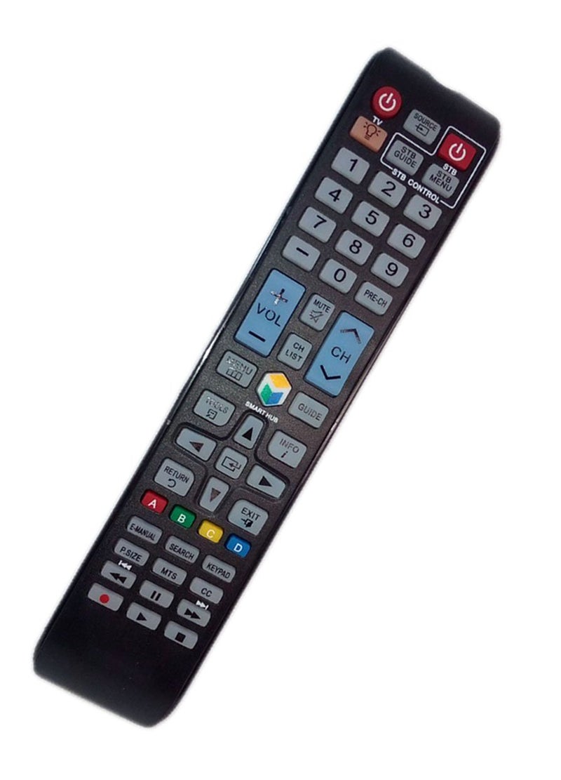 JustFine Replaced Remote Control Compatible for Samsung BN5901179B UN55H7150AF UN60H7100AFXZA UN60H7150AF UN75HU8500FXZA Smart LED HDTV Without 3D Button - Image 1